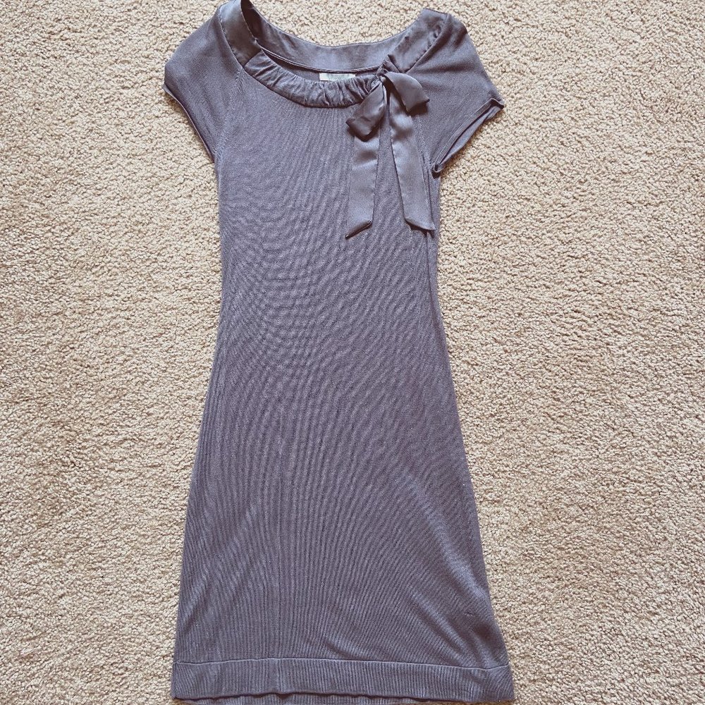 H&M Gray Dress with Bow